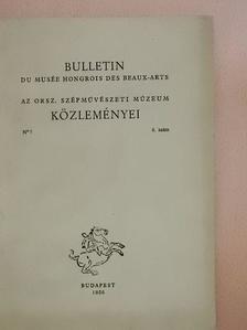 Aggházy Mária - Bulletin du Musée Hongrois des Beaux-Arts 8. [antikvár]