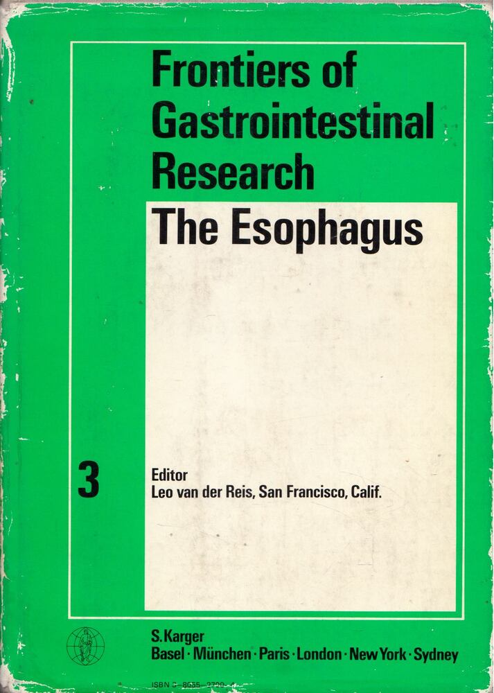 Leo van der Reis - The Esophagus [antikvár]
