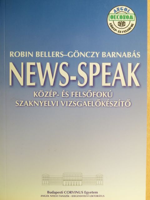 Gönczy Barnabás - News-speak [antikvár]