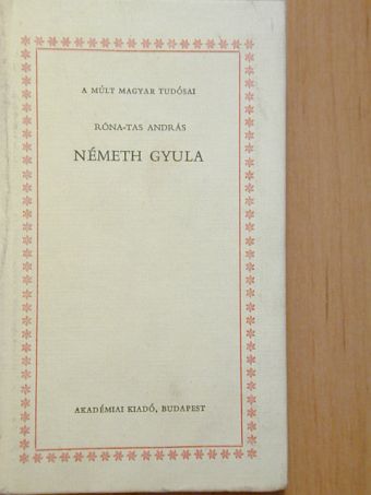 Róna-Tas András - Németh Gyula [antikvár]