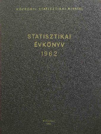 Statisztikai évkönyv 1962 [antikvár]