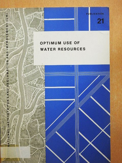 A. Erez - Optimum Use of Water Resources [antikvár]