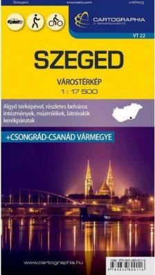 Szeged várostérkép (vármegye térképpel)