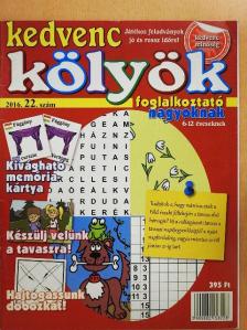 Kedvenc Kölyök Foglalkoztató nagyoknak 2016/22. [antikvár]