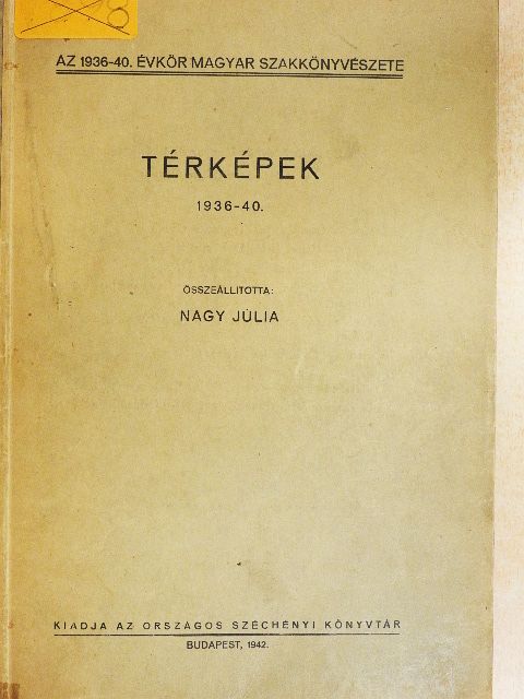 Térképek [antikvár]