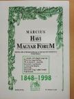 Bencze Bertalan - Havi Magyar Fórum 1998. március [antikvár]