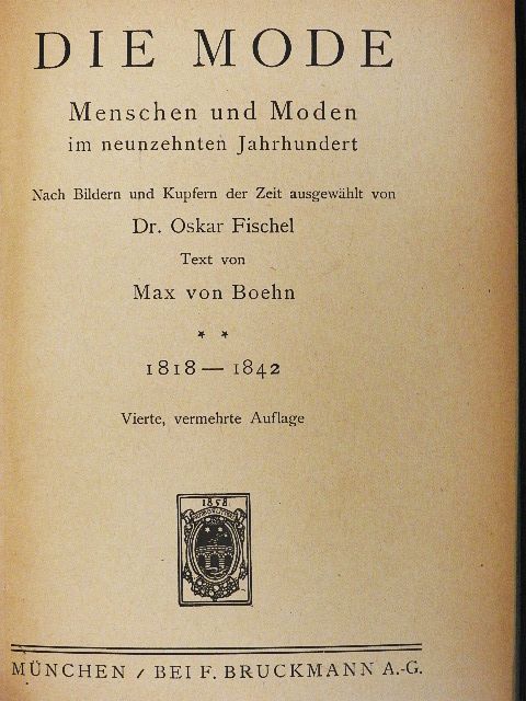 Max von Boehn - Die Mode II. [antikvár]