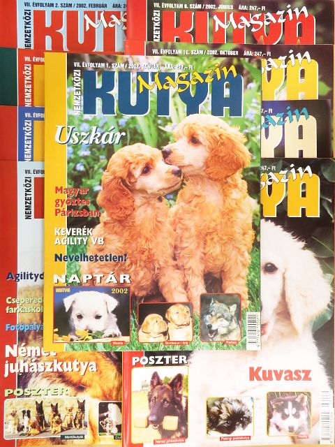 Nemzetközi Kutya Magazin 2002. (nem teljes évfolyam) [antikvár]
