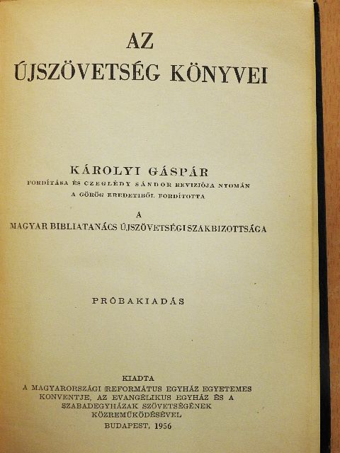 Az Újszövetség könyvei [antikvár]