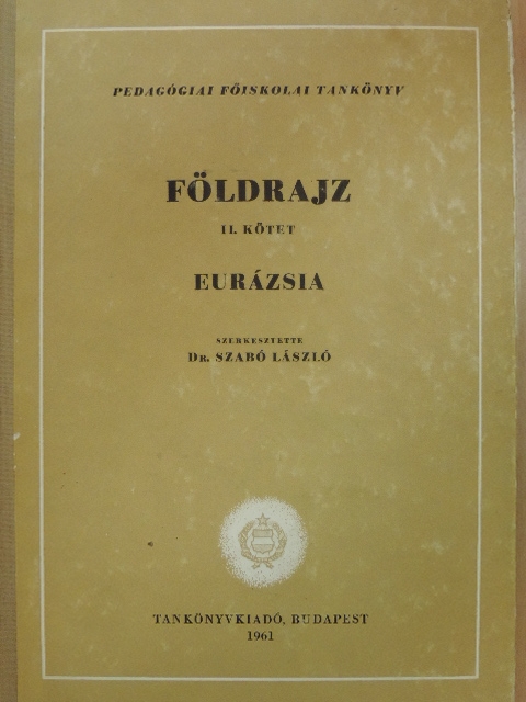 Dr. Bona Imre - Földrajz II. [antikvár]