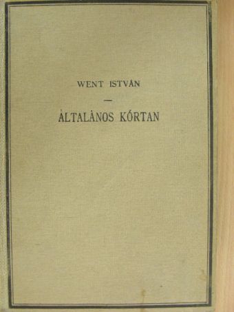 Dr. Preisz Hugó - Általános kórtan [antikvár]
