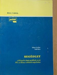Segédlet a költségvetés alapján gazdálkodó szervek 1995. évi főkönyvi számláinak megnyitásához [antikvár]