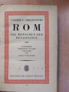 Casimir von Chledowski - Rom [antikvár]