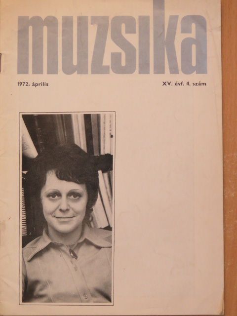 Abody Béla - Muzsika 1972. április [antikvár]