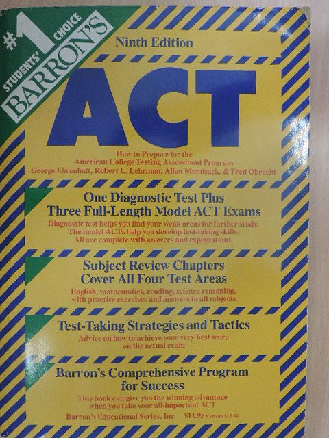Allan Mundsack - How to Prepare for the ACT [antikvár]