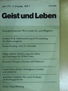 Corona Bamberg - Geist und Leben Juni 1974 [antikvár]