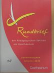 Alan Maley - Der Rundbrief der Pädagogischen Sektion am Goetheanum Sonderausgabe Johanni 2013 [antikvár]