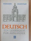 Hans Israel - Deutsch - Ein Lehrbuch für Ausländer III. [antikvár]