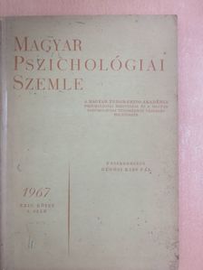 A. A. Szmirnov - Magyar Pszichológiai Szemle 1967/1. [antikvár]