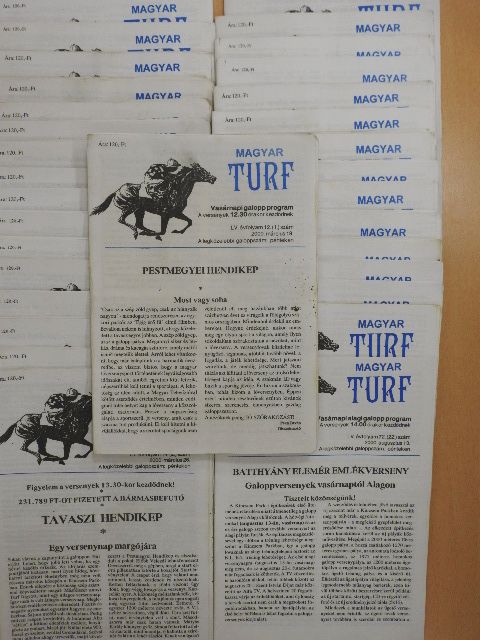 Magyar Turf 2000. (nem teljes évfolyam) [antikvár]