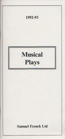 Catalogue of Musical Plays 1992-93 [antikvár]
