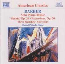 BARBER - SOLO PIANO MUSIC CD DANIEL POLLACK