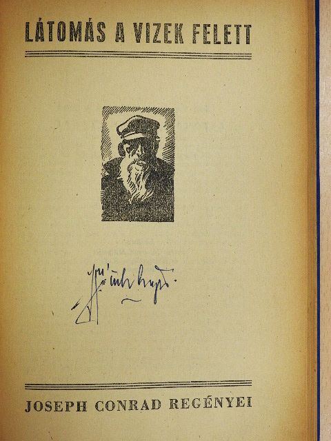 Joseph Conrad - Látomás a vizek felett [antikvár]