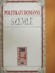 Ágh Attila - Politikatudományi Szemle 2000/3-4. [antikvár]