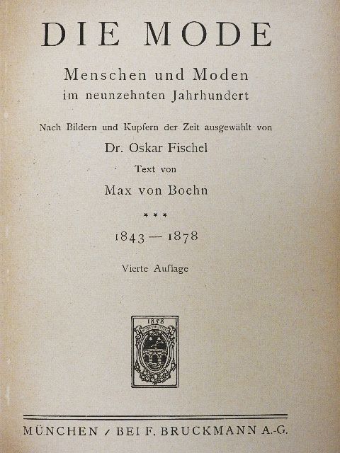 Max von Boehn - Die Mode III. [antikvár]
