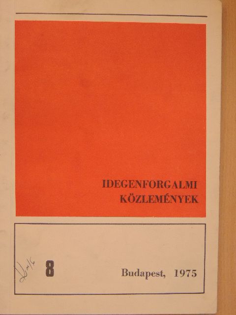 György Sándor - Idegenforgalmi közlemények 8. [antikvár]