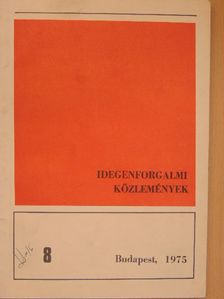 György Sándor - Idegenforgalmi közlemények 8. [antikvár]