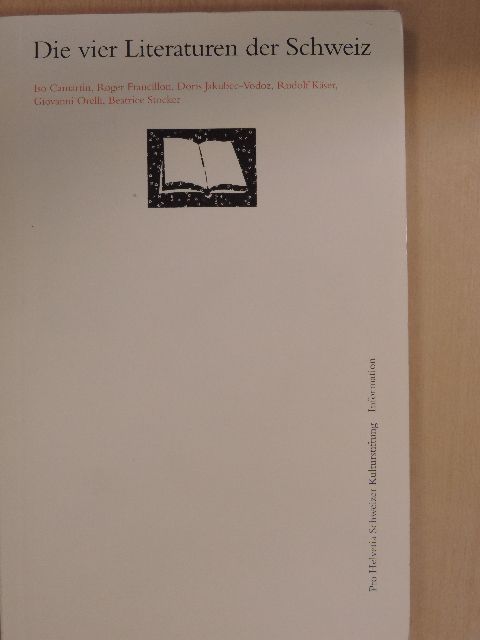 Beatrice Stocker - Die vier Literaturen der Schweiz [antikvár]