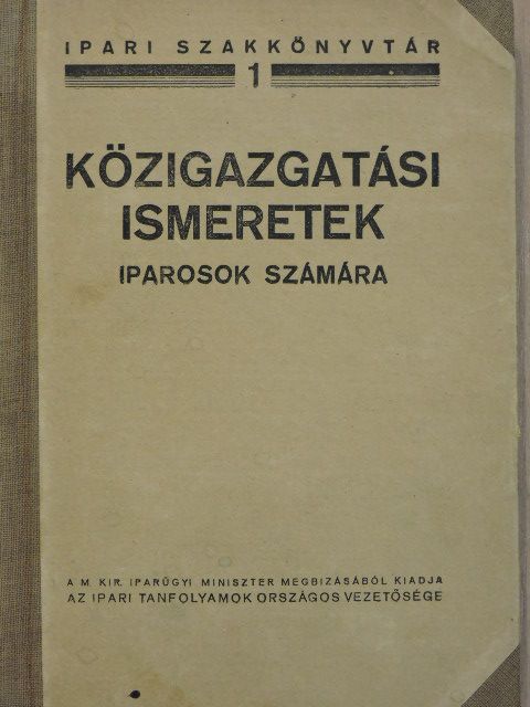 Közigazgatási ismeretek [antikvár]