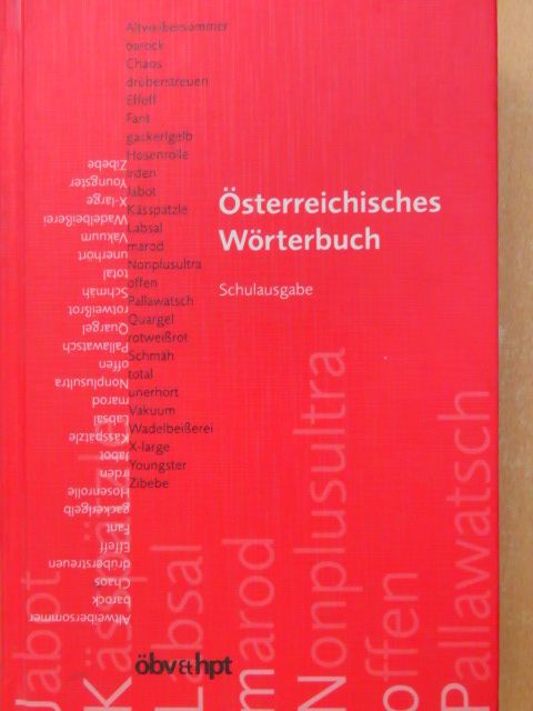 Erich Benedikt - Österreichisches Wörterbuch [antikvár]
