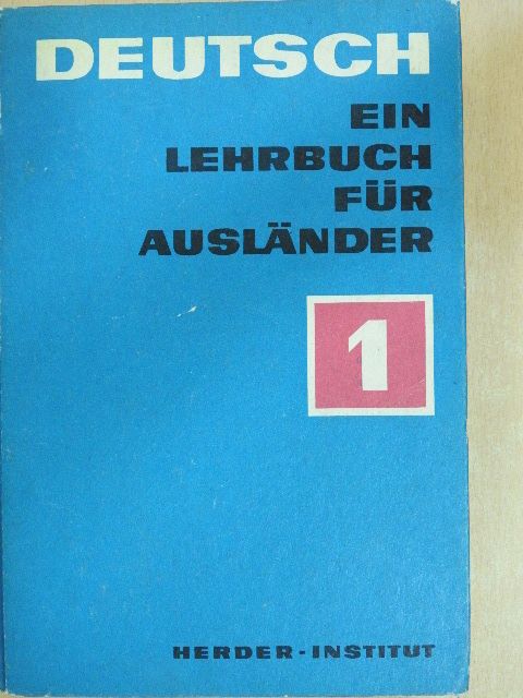 Anita Petzschler - Deutsch - Ein Lehrbuch für Ausländer 1. [antikvár]