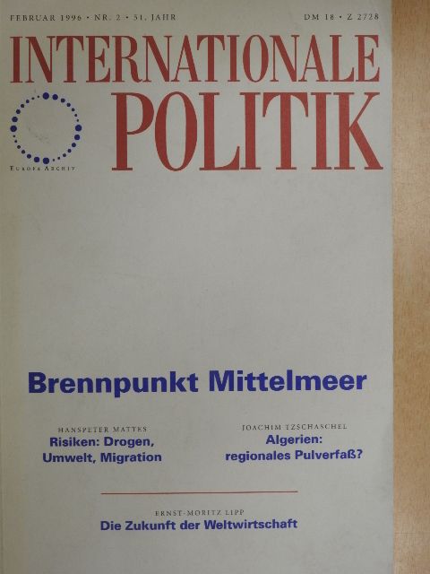 Hanspeter Mattes - Internationale Politik Februar 1996 [antikvár]