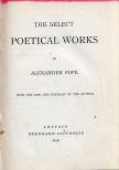 Alexander Pope - The Select Poetical Works of Alexander Pope [antikvár]