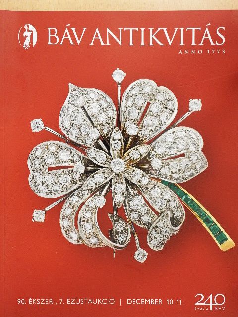 BÁV Antikvitás 90. Ékszer-, 7. Ezüstaukció [antikvár]