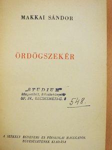 Makkai Sándor - Ördögszekér [antikvár]