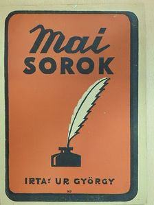 Ur György - Mai sorok [antikvár]