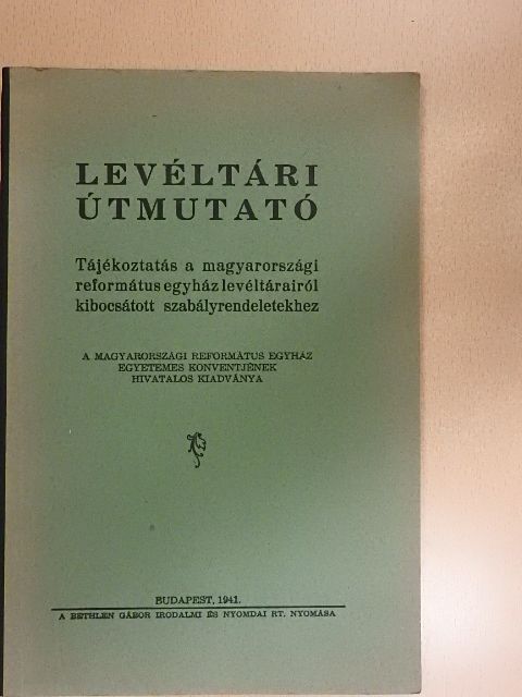 Dr. Szabó István - Levéltári útmutató [antikvár]
