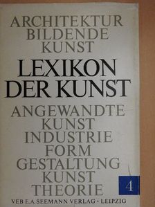 Lexikon der Kunst IV (töredék) [antikvár]