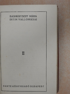Bashkirtseff Mária - Bashkirtseff Mária intim vallomásai II. [antikvár]