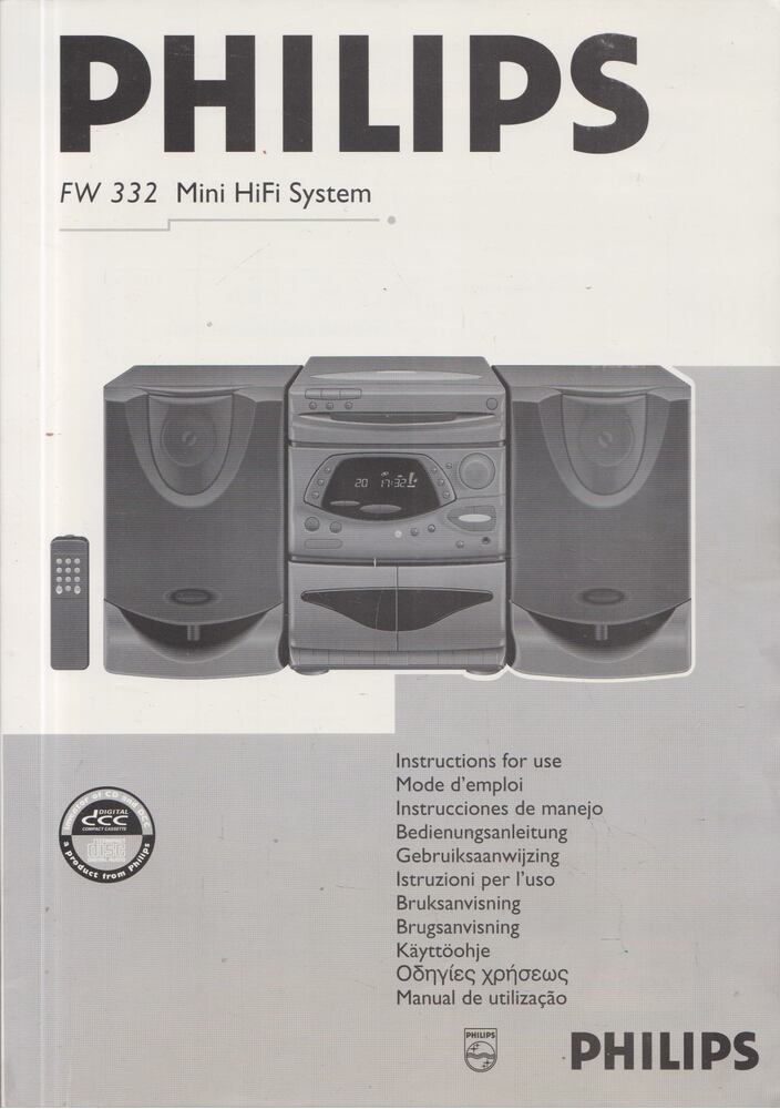 Philips FW 332 Mini HiFi System [antikvár]