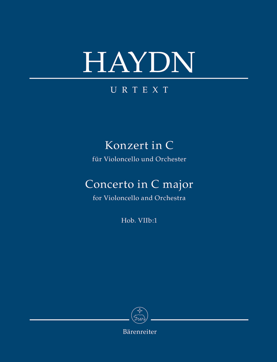 HAYDN JOSEPH - KONZERT IN C FÜR VIOLONCELLO UND ORCHESTER HOB. VIIb:1, STUDIENPARTITUR