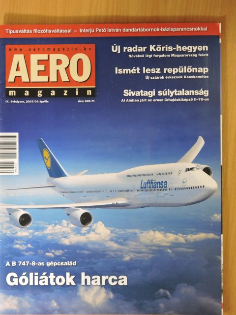 Aero Magazin 2007. április [antikvár]