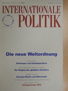 Ivo H. Daalder - Internationale Politik Mai 2003 [antikvár]