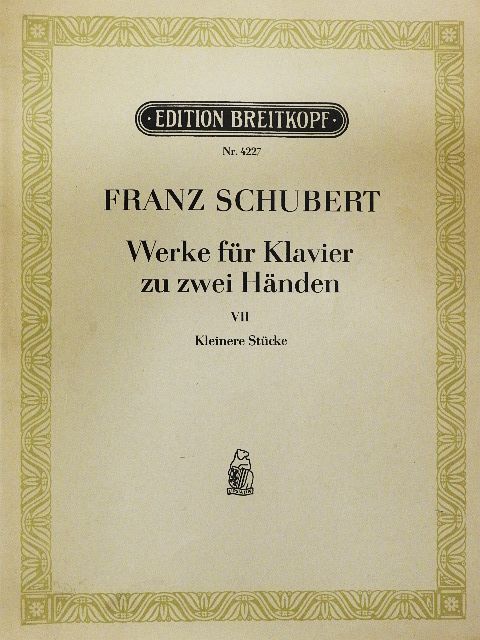 Franz Schubert - Werke für Klavier zu zwei Händen VII [antikvár]