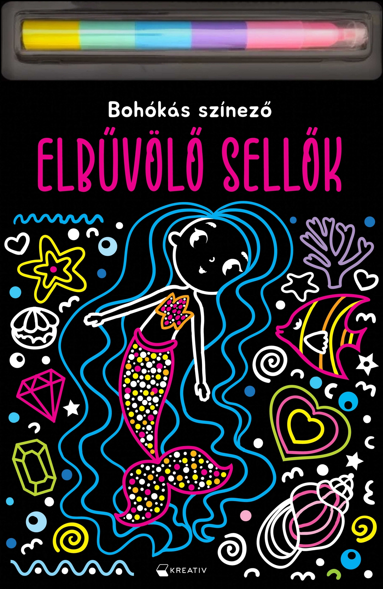 Elbűvölő sellők - Bohókás színező