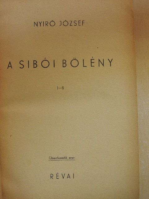 Nyirő József - A sibói bölény I-II. [antikvár]